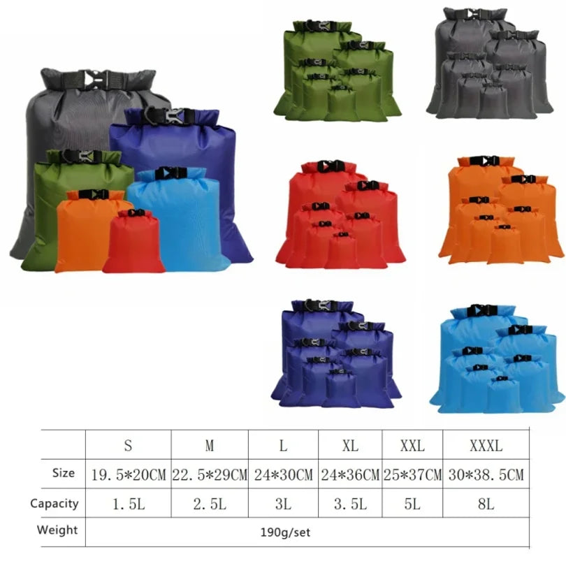 5PCS Dry Bag Set