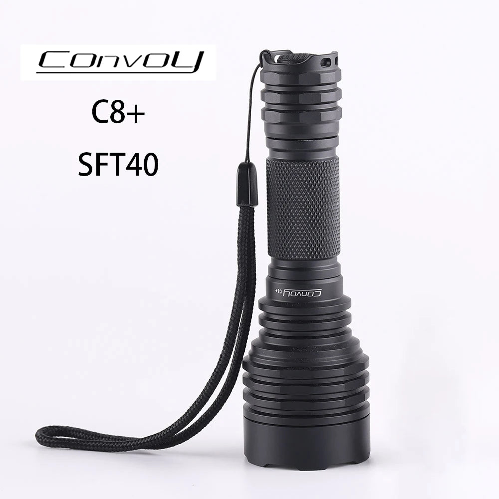 Convoy C8+ torch with SFT40 LED