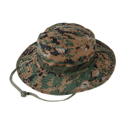Camouflage Wide brim hat