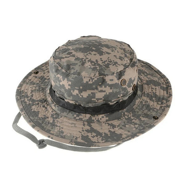 Camouflage Wide brim hat