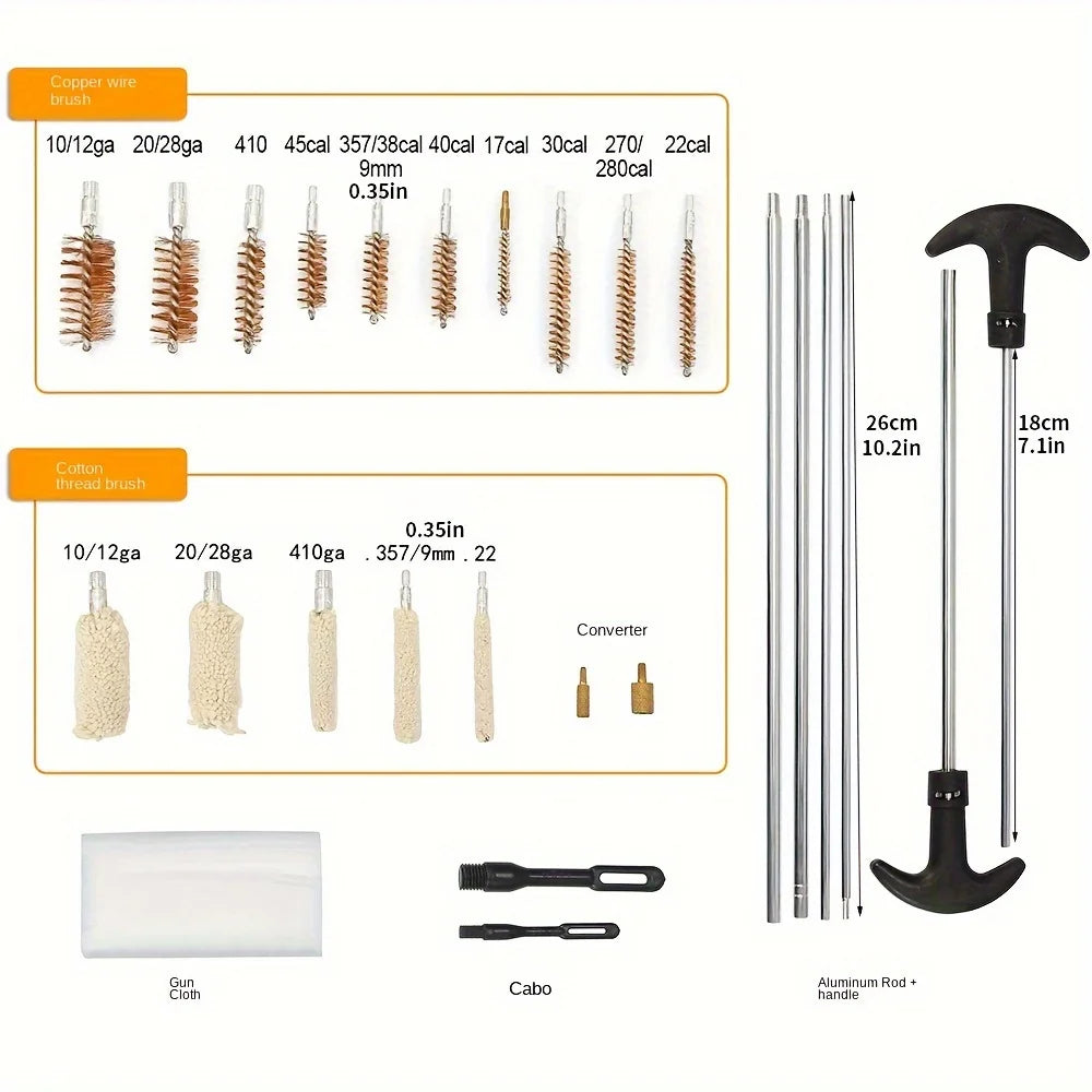25 Piece Gun Cleaning Kit