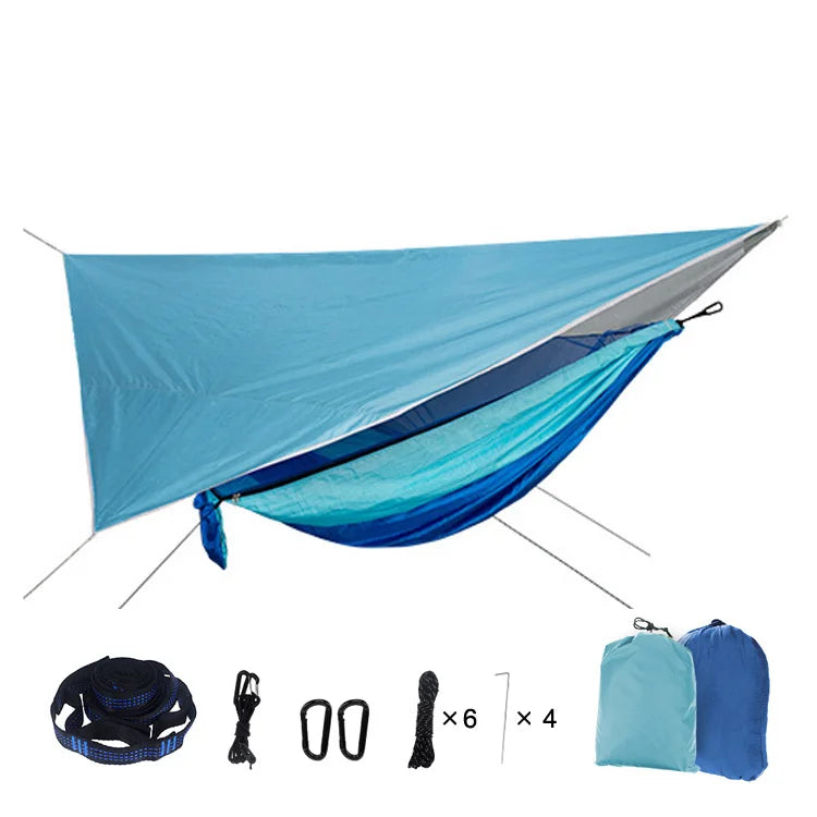 Portable Camping Hammock with Waterproof Fly