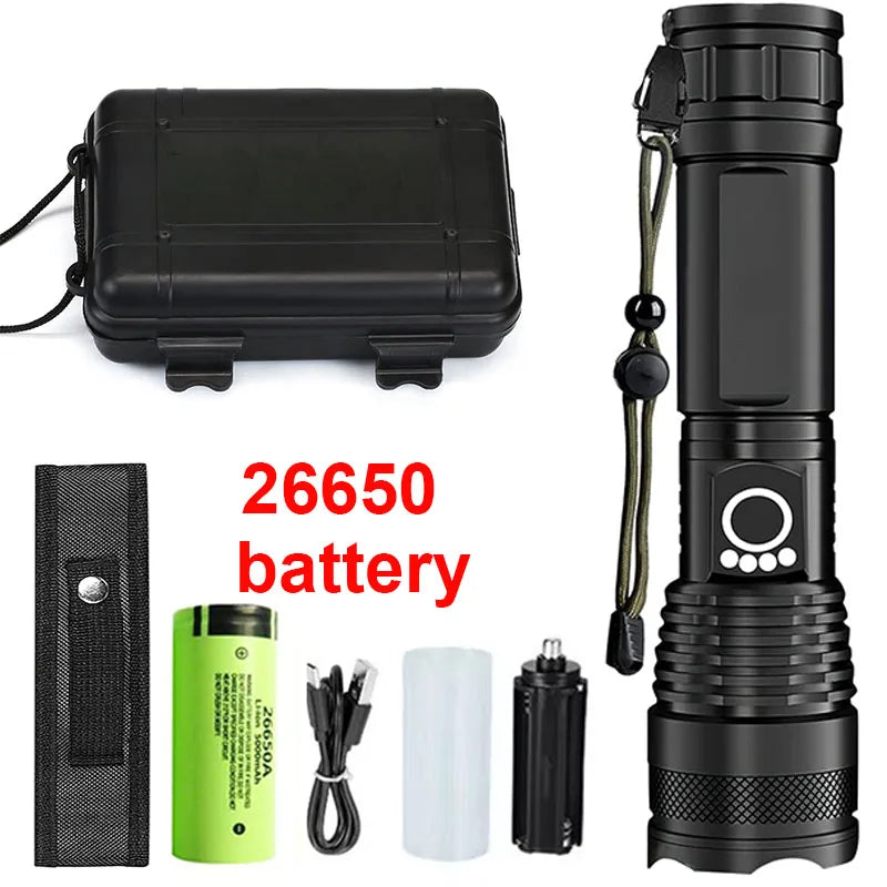 High Power Rechargeable LED Torch