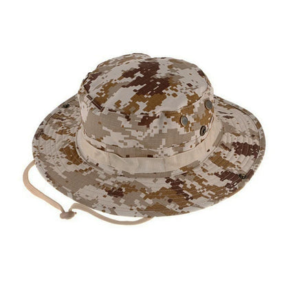 Camouflage Wide brim hat