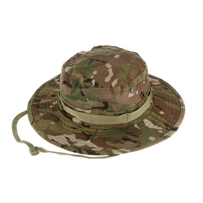 Camouflage Wide brim hat