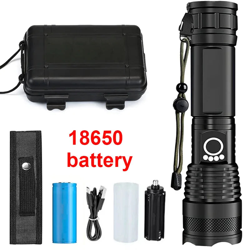 High Power Rechargeable LED Torch
