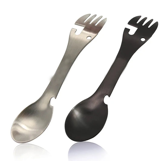 5-in-1 Tactical Stainless Steel Spork